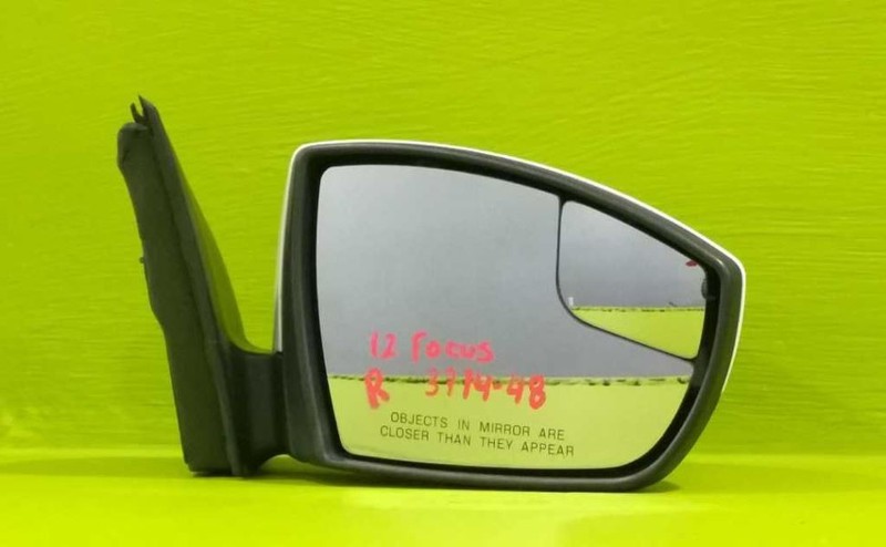 12 13 14 FOCUS PASSENGER RIGHT SIDE VIEW MIRROR W/O SIGNAL OEM 3714-48