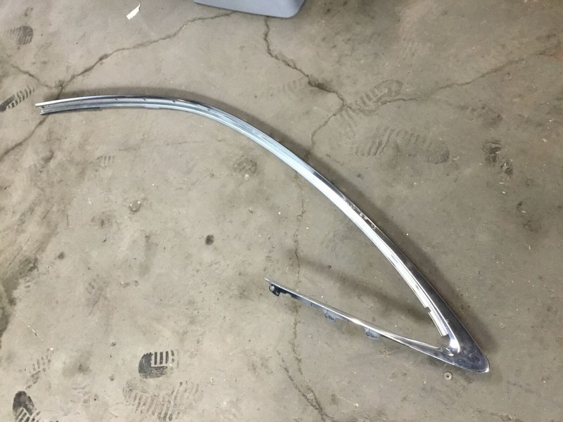 Jaguar F-Type 2017 Left Driver Roof Molding Trim Chrome 14-20 |:A