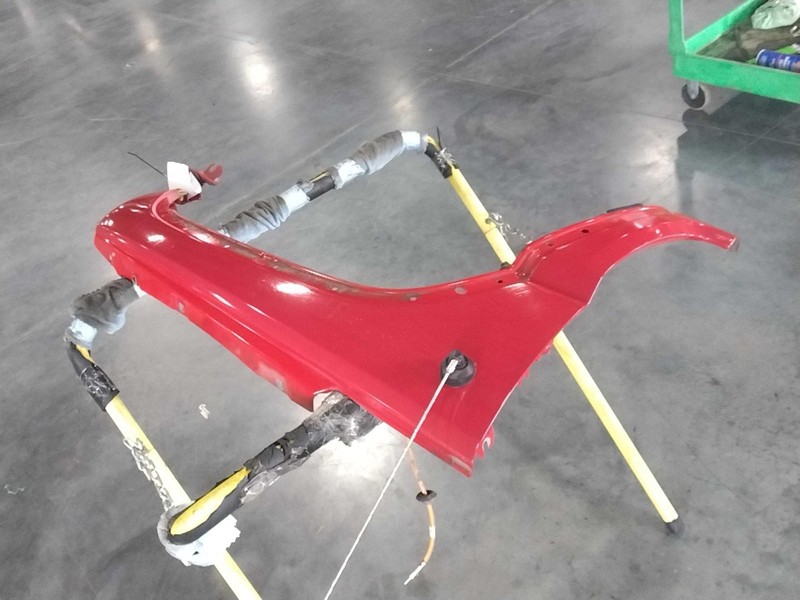 2003 Jeep Liberty Right Fender Red 349663 4DR SUV Used OEM Part 121K Miles