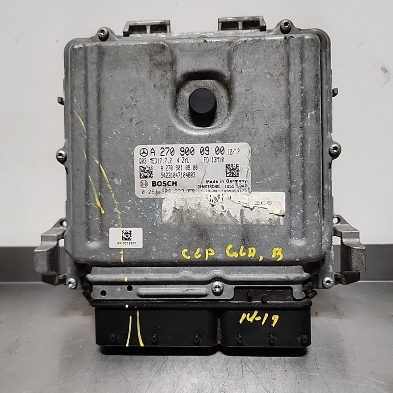 2014 - 19 Mercedes B A GLA OEM Engine Computer Control Module ECU 2709000900 AT