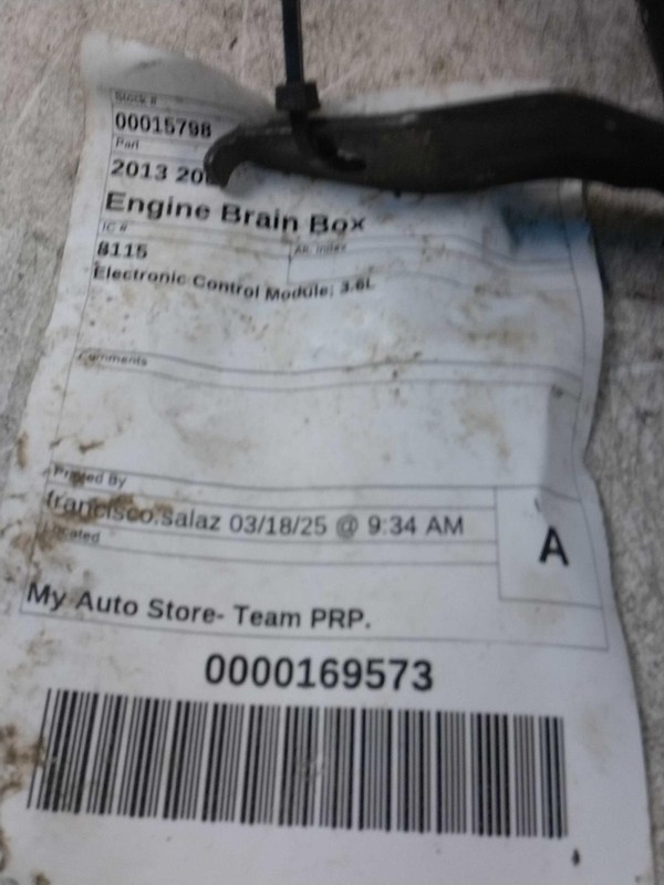 2013 Chrysler 200 Engine Control Module ECM 05150724AC OEM Used 235K Miles