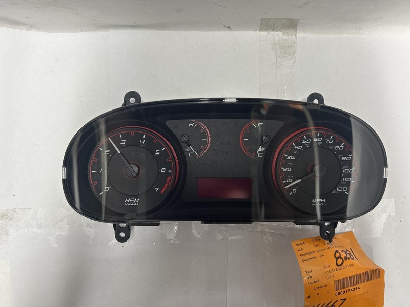 14 DODGE DART Speedometer cluster 25k miles OEM 1 Year Warranty!