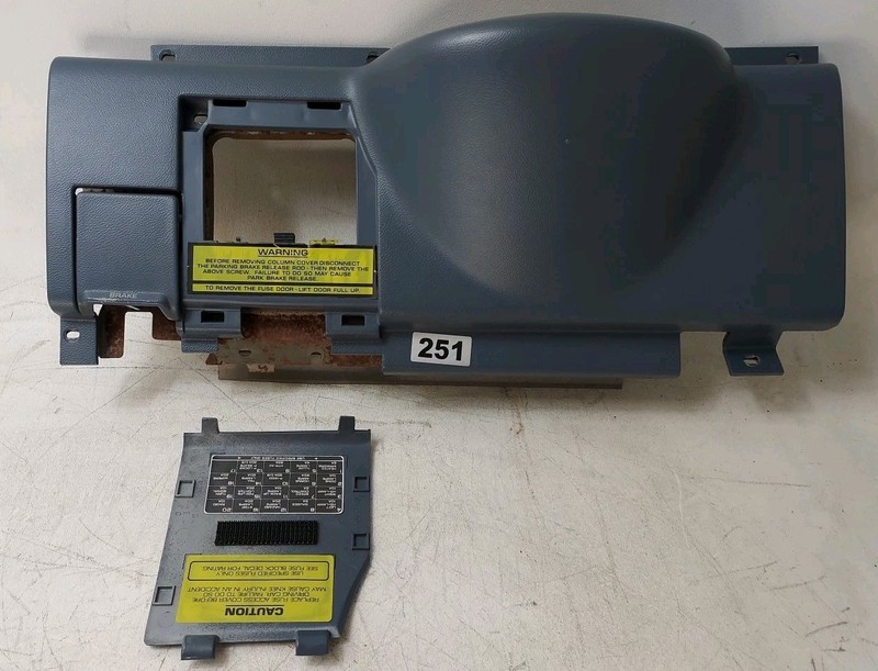 89-95 Plymouth Acclaim Column Fuse Box Bezel Dash Lower Knee Bolster Trim Shroud