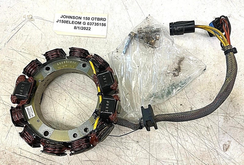 Johnson Outboard 150hp 175hp Stator 0584981 FRESHWATER! OEM!