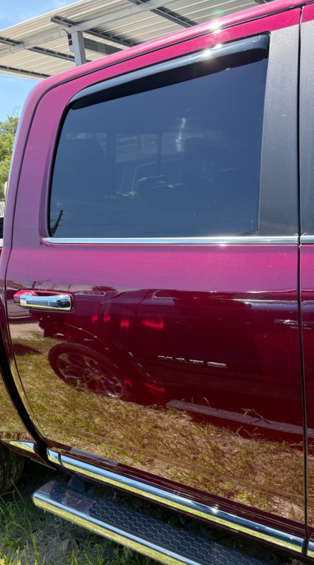 ✅ 09-24 RAM 1500 Class. 2500 3500 OEM COMPLETE DOOR REAR RIGHT Red PRV Passenger