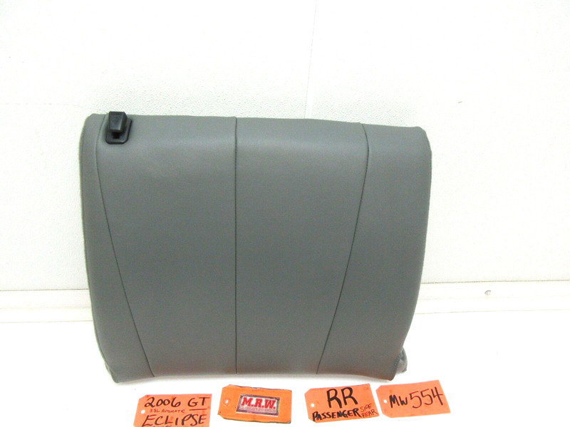 SEAT REAR BACK UPPER TOP CUSHION PASSENGER GREY LEATHER fits ECLIPSE COUPE 06-12