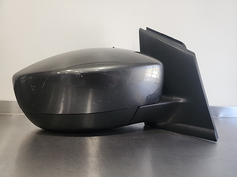 2017 2018 Ford Escape Right Mirror Blind Spot Manuel Folding 5 Pins Heated Gray