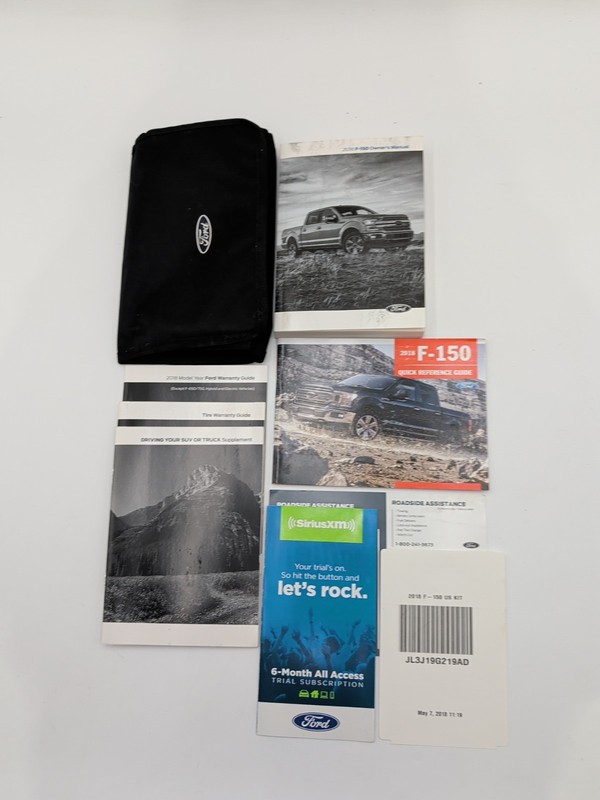 2018 FORD F-150 OWNERS MANUAL OPERATORS USER GUIDE BOOKSET