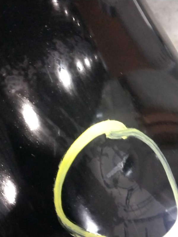 2015 INFINITI Q70 Left Fender Black Small Dent 37585 Used Auto Part