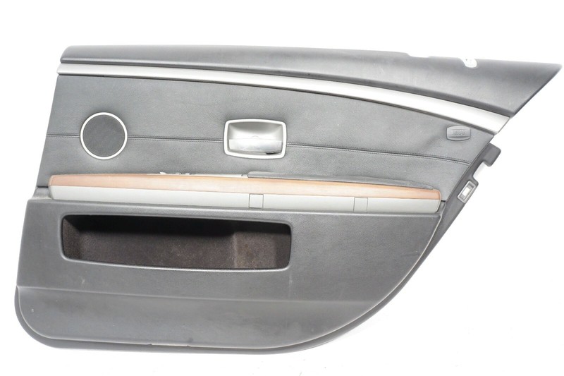 06-08 BMW 750Li E66 REAR RIGHT PASSENGER SIDE INTERIOR DOOR PANEL TRIM OEM