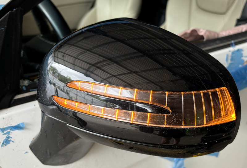 ✅2017-2020 MERCEDES-BENZ SLC300 LEFT DRIVER DOOR MIRROR BLIND SPOT ALERT OEM 24K