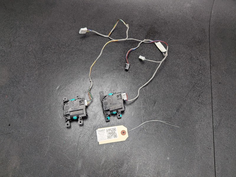 HVAC Heater Flap Door Actuators w/ Wiring Harness Set 2020 Toyota RAV4 2019-2024