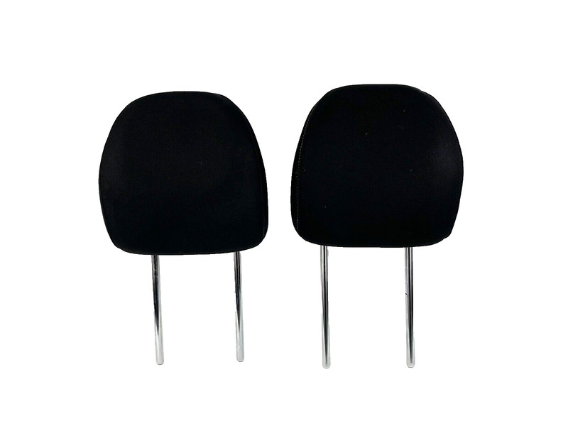 2014-2016 Kia Forte Front Seat Headrests Set Pair Black Cloth OEM Replacement