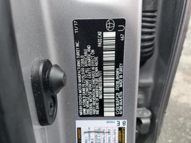 2018 Toyota C-HR Left Tail Light Assembly Silver OEM Used 648428 30K Miles