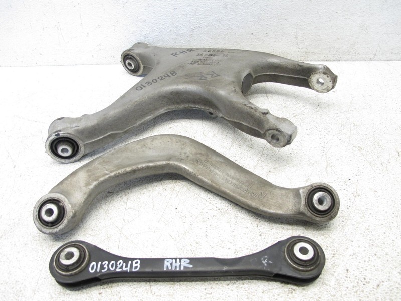 08-16 AUDI B8 A4 S4 SEDAN REAR RIGHT SUSPENSION CONTROL ARM OEM SET 013024B