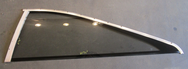 Bayliner Boat Left Side Tinted Back Rear Windshield Window 64 3/4" Long