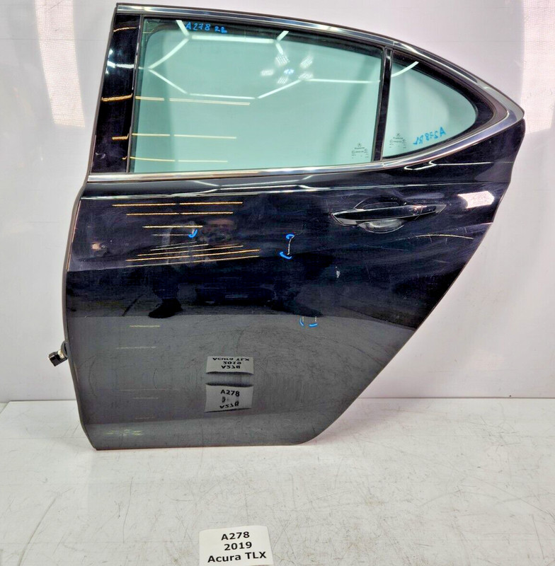 ✅15-20 OEM Acura TLX Rear Left Driver Side Door Shell Panel Black COMPLETE NOTE*