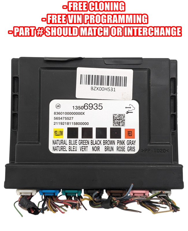 Programmed 2015 Silverado 3500 BCM 13587704 | Body Control Module