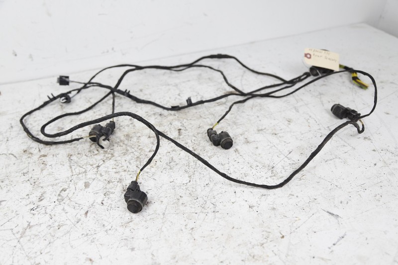 11-13 BMW F10 5 Series Rear Bumper Parking Harness PDC Sensors Jet Black OEM