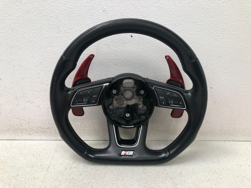 18 19 20 Audi S5 Coupe Black Steering Wheel W/Paddle Shifters 1433 OEM