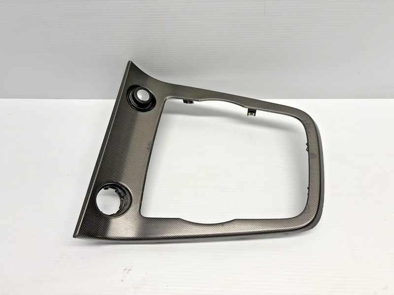 14-20 Jaguar X152 F-Type Center Console Shifter Bezel Trim Dark Aluminum OEM