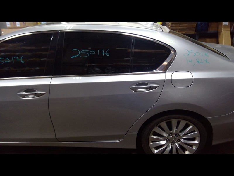 Driver Rear Side Door Tempered Glass Base Model US Market Fits 14-16 RLX 1594128