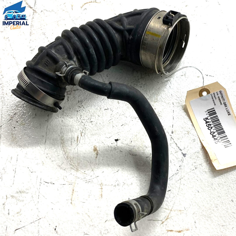 2016-2019 Infiniti Q50 3.0L Passenger Side Cleaner Box Air Intake Hose Tube OEM