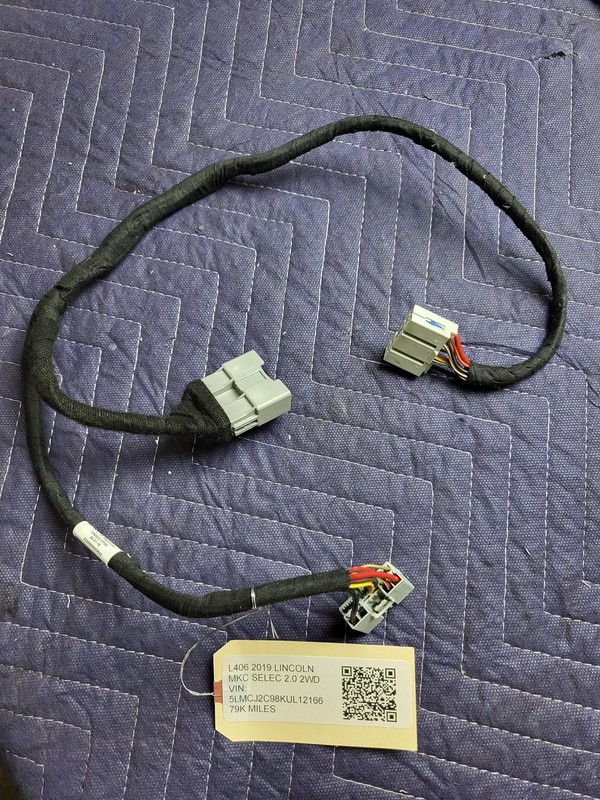 Used Oem Lincoln Wiring Harness EJ7B-15B672-AA for 2019 MKC Selec 2.0L 2WD