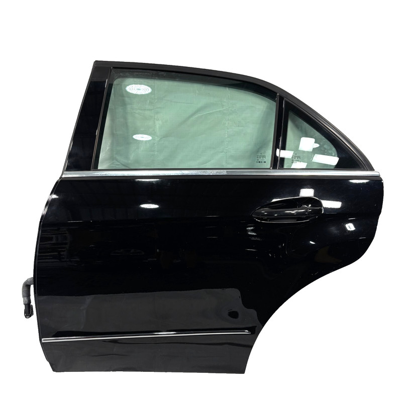 📌 10-13 MERCEDES E350 W212 REAR LEFT DRIVER DOOR SHELL PANEL WINDOW OEM