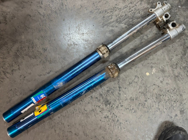 1993 Kawasaki KX250 F Dirt Bike Front Forks Tubes Suspension KX 250 KX250F 93 Z9