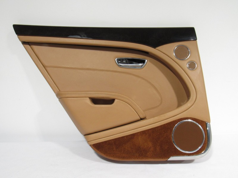 10-20 Bentley Mulsanne 2012 Rear Left Driver Door Panel Cover Trim @1