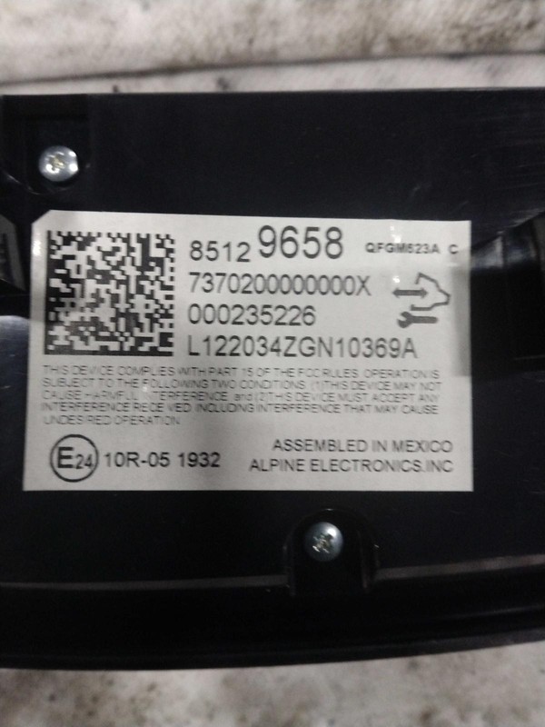 2022 Chevrolet Traverse A/C Selector Switch OEM Blue 61K Miles NJ25-22618-567372