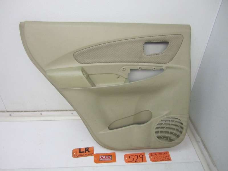 DOOR PANEL BACK DRIVER SIDE L LH LR LEFT REAR TAN CAP TRIM fits 05-09 TUCSON GLS
