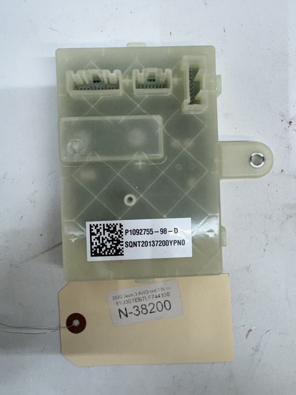 ⚡️17-20 TESLA 3 CHARGEPORT ECU COMPUTER MODULE1092755-98-DN-38200 B135