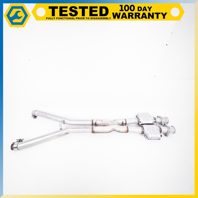 09-13 CHEVROLET CORVETTE C6 XLR EXHAUST INTERMEDIATE X-PIPE ASSEMBLY OEM