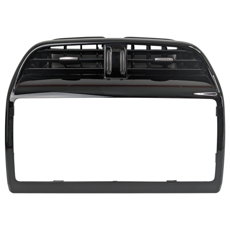 17-20 JAGUAR F Pace Black Dashboard Dash Radio Surround Trim Panel W/ Air Vents
