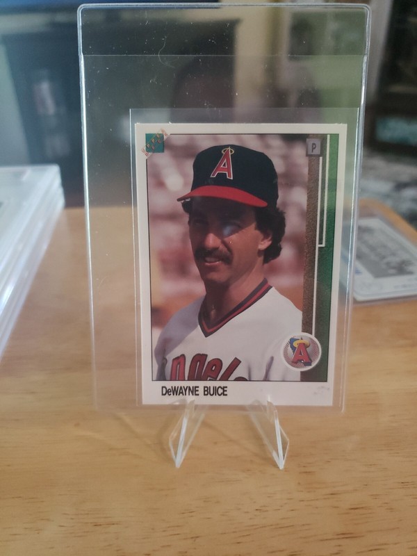 1988 Upper Deck Promos DeWayne Buice (Hologram at top) #1.3
