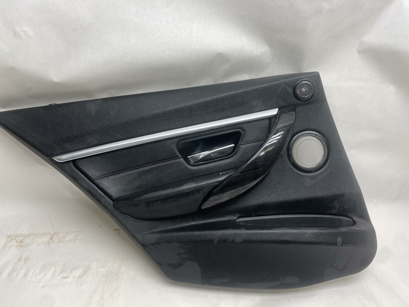 2016-2018 BMW 340I XDRIVE REAR LEFT SIDE INTERIOR DOOR PANEL TRIM BLACK OEM