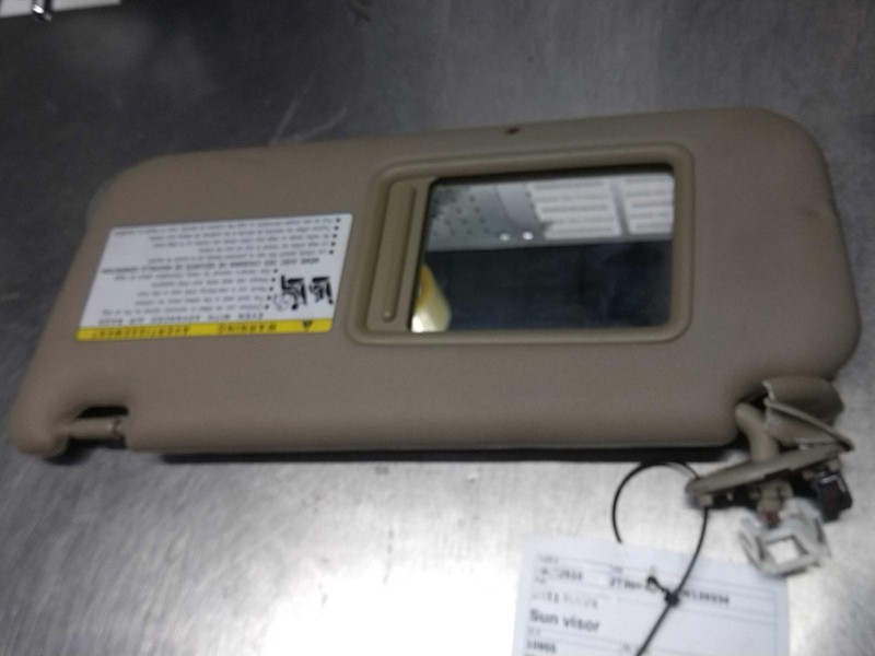 2011 Toyota RAV4 Grey Sun Visor OEM Used 470304 126K Miles 4DR SUV