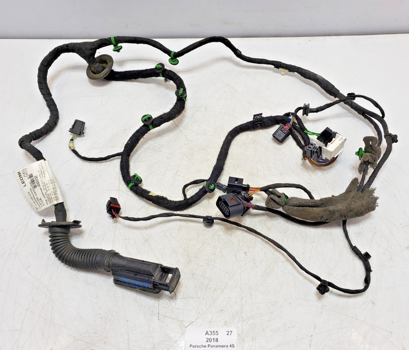 ✅ 17-23 OEM Porsche Panamera 4S 971 Rear Right Passenger Door Wiring Harness
