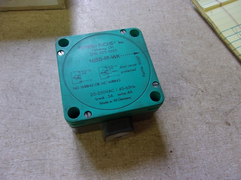 PepperL + Fuchs NJ50-FP-WK Sensor 19037 18459 *FREE SHIPPING*