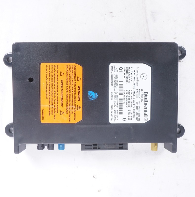 12-14 Mercedes W204 C250 C300 C350 E550 Tele Aid Control ModuleOEM