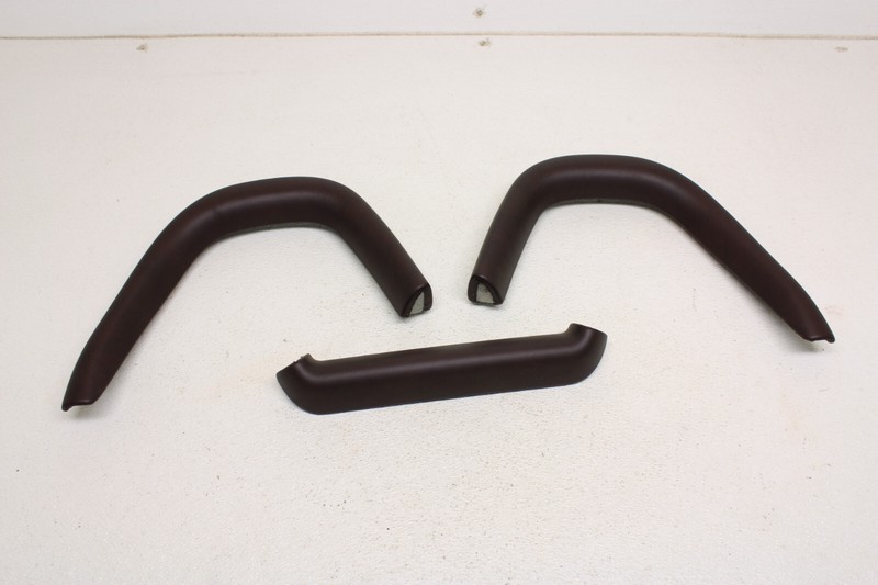 Porsche Cocoa Brown Roll Hoop Pad Set Pads Trim Boxster Genuine Oem 2005-2012