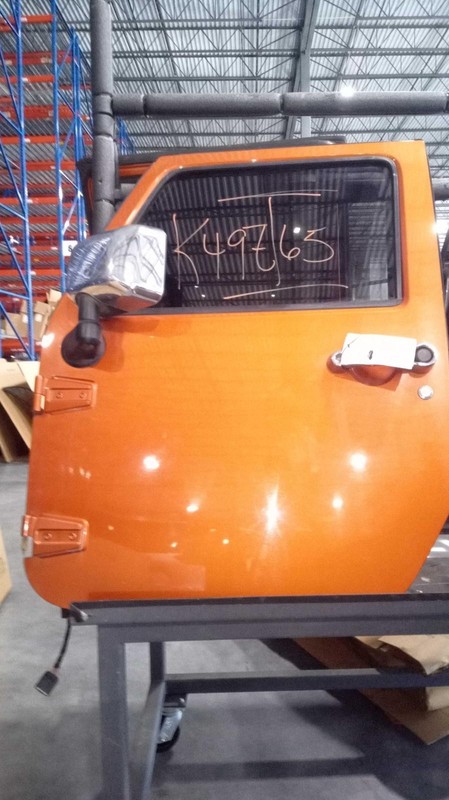 2011 Jeep Wrangler Left Door Orange OEM - Used, 169K Miles, PW, PL, PHM