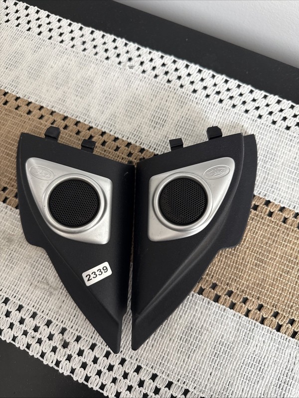 ✅ Mitsubishi Lancer Evo X 08-15 OEM tweeters speakers covers Rockford Fosgate