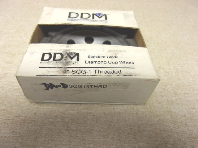 NEW DDM THREADED DIAMOND CUP WHEEL 4", SCG-1, SCH14THRD FREE SHIPPING