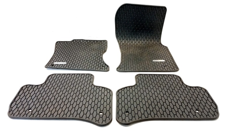 16-20 JAGUAR X760 XE SEDAN FLOOR RUBBER MAT FRONT REAR LEFT RIGHT OEM 090324B