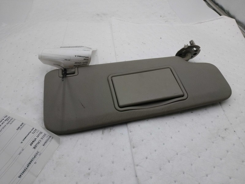 2015 Chevrolet Cruze Grey Used Sun Visor 567039 4DR Sedan 109K Mileage