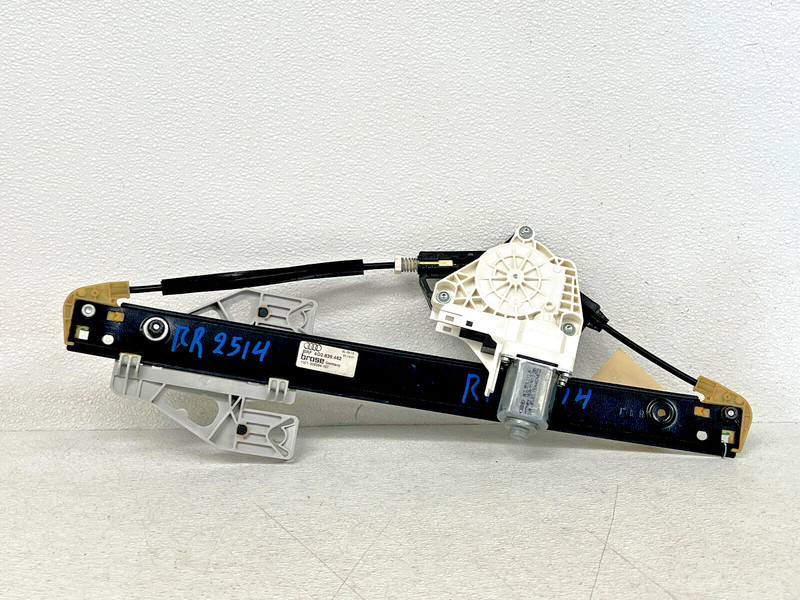 ⭐2012-2018 AUDI A6 S6 REAR RIGHT SIDE DOOR WINDOW REGULATOR W/MOTOR OEM LOT2514