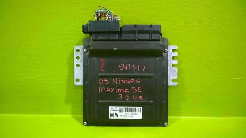 04 05 MAXIMA SE 3.5L ECM ENGINE CONTROL MODULE W/O ADAPTIVE CRUISE OEM 547-17